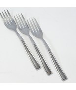 National Stainless Finale Salad Forks 6-3/4&quot; Lot of 3 - $251.92 MXN