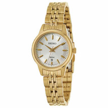 SEIKO Women&#39;s Watch SUR892 Gold toned Stainless Steel Japanese Quartz Wr... - $308.87