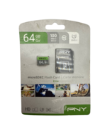 PNY Elite 64GB microSDXC UHS I U1 Class 10 Flash Memory Card with SD Ada... - $166.86 MXN