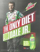 Autographed 2014 Dale Earnhardt Jr. #88 Mountain Dew Racing Official Hero Card R - £71.91 GBP