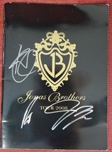 JONAS BROTHERS - WORLD TOUR 2008 CONCERT PROGRAM BOOK - VG++ - *SIGNED B... - £48.64 GBP
