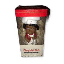 Campbell&#39;s Soup Kids Bobble Head Girl Chef Collectible Doll 2002 - £12.33 GBP