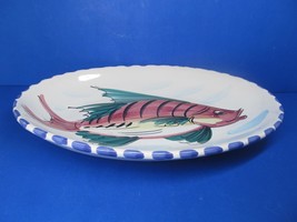 Veitri Italy Large 16 1/4&quot; X 11 1/2&quot; Hand Painted Oval Serving Bowl Wall... - £54.37 GBP