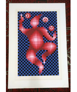 Victor Vasarely &quot;Juggler&quot; Serigraph Limited Edition 250 Hand Signed &amp; Nu... - £747.71 GBP