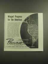 1945 Panagra Pan American Grace Airways Ad - Winged Progress for the Americas - £14.78 GBP