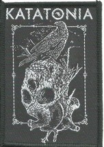 Katatonia Crow Skull 2018 - Woven Sew On Patch - Official Merchandise - £4.07 GBP