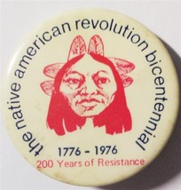 Native American Bicentennial Revolution pin - £7.07 GBP