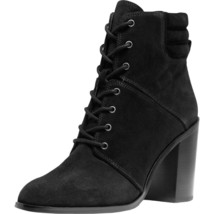 New Michael Kors Black Leather Suede Combut Boots Size 9 M $225 - £116.67 GBP