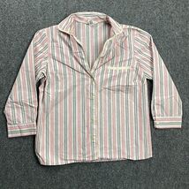 Gap Body Pajama Top Women&#39;s Small Striped Button Up Vintage Adults 100% ... - €12,84 EUR