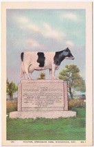 Postcard Snow Countess Champion Holstein Springbank Farm Woodstock Ontario - $2.96