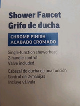 Mobile Modular Home Project Source Chrome 2 Handle Round Shower Faucet  - £19.32 GBP