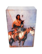 RYO Native Design #2 Plastic Push-N-Open Button King Size Cigarette Case - $8.90