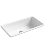 KOHLER 5707-0 Iron/Tones Kitchen Sink, White - £1,146.14 GBP