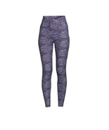 No Boundaries Jrs High Rise Printed Crossover Waistband Purple Leggings ... - £8.51 GBP