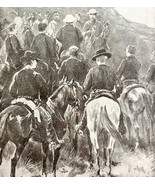 General Shafter And Toral Spanish Surrender Santiago 1899 Victorian Prin... - $29.99