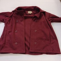 Cabela's RN#56835 Women's Outerwear Red Fleece Double-Breasted Coat Jacket Sz XL image 12