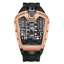 Personalized Mens Watch Silicone Quartz Watch Mens Sports Watch - £33.05 GBP