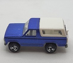1980 Hot Wheels  Ford Bronco w/ Motorcycle - Blue - Malaysia  - £7.69 GBP