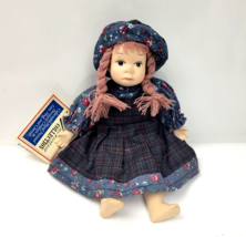 Americana Collection Lilly Porcelain Doll Hand Painted w/ Birth Certificate 9&quot; - £7.17 GBP