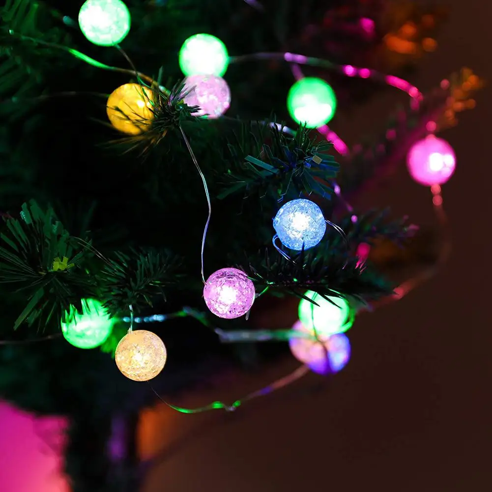 30Led Fairy Lights Ball Christmas String Lights Gars Outdoor For Room We... - £137.07 GBP