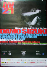 2011 Original Music Fest Poster Promo Belef Concert Belgrade Damo Suzuki Serbia - £28.51 GBP