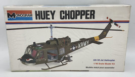 Monogram UH-1B Huey Chopper 1/48 Jet Helicopter 6809 Kit 1973 NEW SEALED... - $59.49