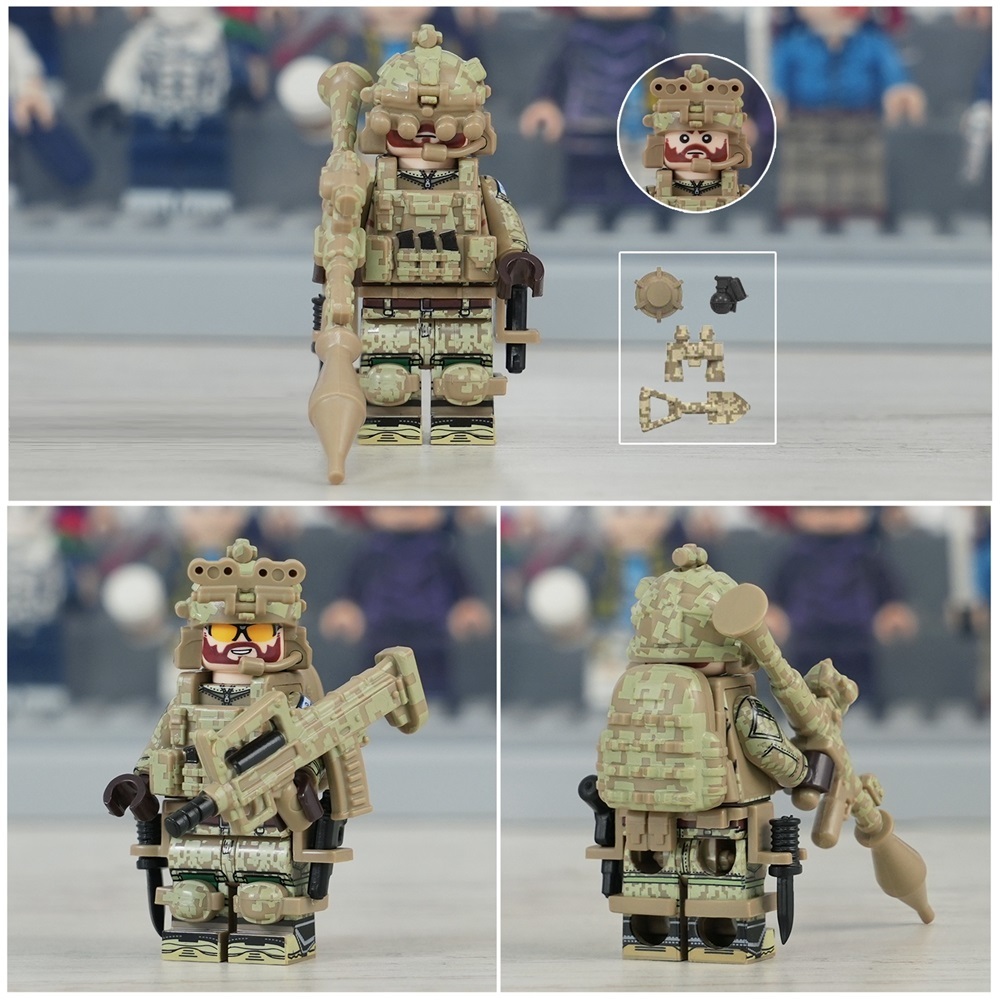 Wild Child Special Forces Lego Compatible Minifigure Bricks Toys