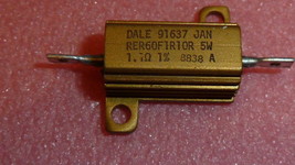 NEW DALE RER60F1R10R Resistor Fixed Wirewound Aluminum Housed 1.1 Ohm 1%... - $16.50