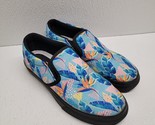 Yes We Vibe Slip On Shoe Tropical Multicolor Adult Unisex Size Women&#39;s 9... - $29.60
