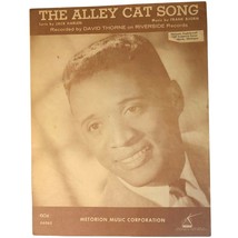 David Thorne Sheet Music The Alley Cat Song Metorion Publ. 1962 Frank Bjorn - £10.38 GBP