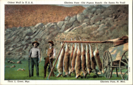 Glorieta Pass Old Pigeon Ranch on Santa Fe Trail New Mexico Vtg Postcard (C14) - £6.62 GBP