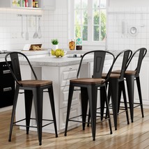 Yongqiang Barstools Set Of 4 Counter Height Bar Stools For Kitchen Island - $215.93