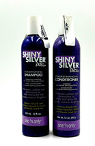 One N only Shiny Silver Ultra Shampoo &amp; Conditioner 12 oz Duo - £27.65 GBP