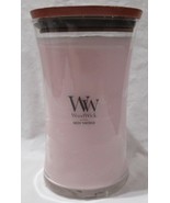Yankee WoodWick Hourglass Candle Jar 21.5 oz SHEER TUBEROSE crackles as ... - $804.77 MXN