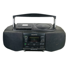 Sony CFD-S33 Boombox CD-Tape Player-Radio-With Power Cord - Tested Worki... - $30.81