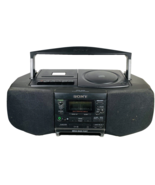 Sony CFD-S33 Boombox CD-Tape Player-Radio-With Power Cord - Tested Worki... - $30.81