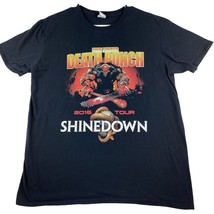 Five Finger Death Punch Shinedown Concert T-shirt Men’s Large Black 2016 - £15.10 GBP