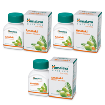 3 pack X Himalaya AMALAKI 60 Tabls,  Amla Gooseberry, Vitamin C rich Exp 2024 - $28.08