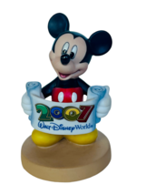Mickey Mouse figurine vtg Walt Disney porcelain sculpture disneyland wor... - $29.65