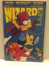 1993 Wizard Comic Book Guide #28 - The Simpsons Bart Man Cover - £6.65 GBP