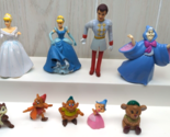Disney princess Bride Cinderella Prince Mice Chipmunk Godmother figures ... - $19.79