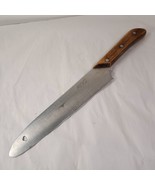 Vintage Mac Japan Wood Handle Stainless Steel Chef&#39;s Knife 9&quot; blade trip... - $47.46 CAD