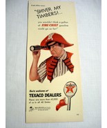 1941 Ad Texaco Fire-Chief Gasoline with Fred Allen - $12.33 CAD
