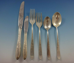 Cynthia Engraved by Kirk Sterling Silver Flatware Service For 12 Set 77 ... - $3,460.05