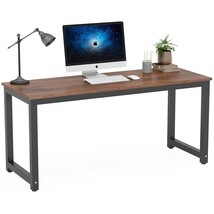 Computer Desk, Large Office Desk Computer Table Study Writing Desk Works... - $282.99