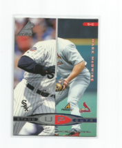 Mark Mc Gwire / Mo Vaughn 1998 Pinnacle Inside Stand Up Guys Insert Card #5C&amp;D - £5.42 GBP