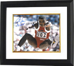 Carl Lewis signed Team USA 16x20 Photo Custom Framed 1988 Seoul Olympics... - £118.48 GBP