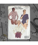 Very Easy Very Vogue 7919 Misses Bodysuit Pattern Sz 8-10-12 Uncut Vinta... - $23.00