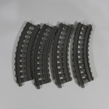 4 Thomas &amp; Friends TrackMaster Replacement Part Track Curved Piece CL Gray - £8.02 GBP