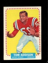 1964 Topps #1 Tommy Addison Vg Sp Patriots - £12.75 GBP